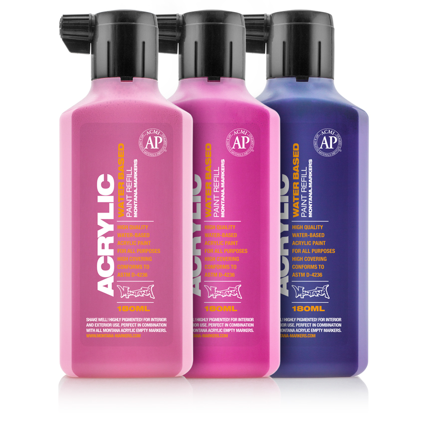MO-ACRYLIC_REFILL_180ML-04 Montana ACRYLIC PAINT Refill 180ml