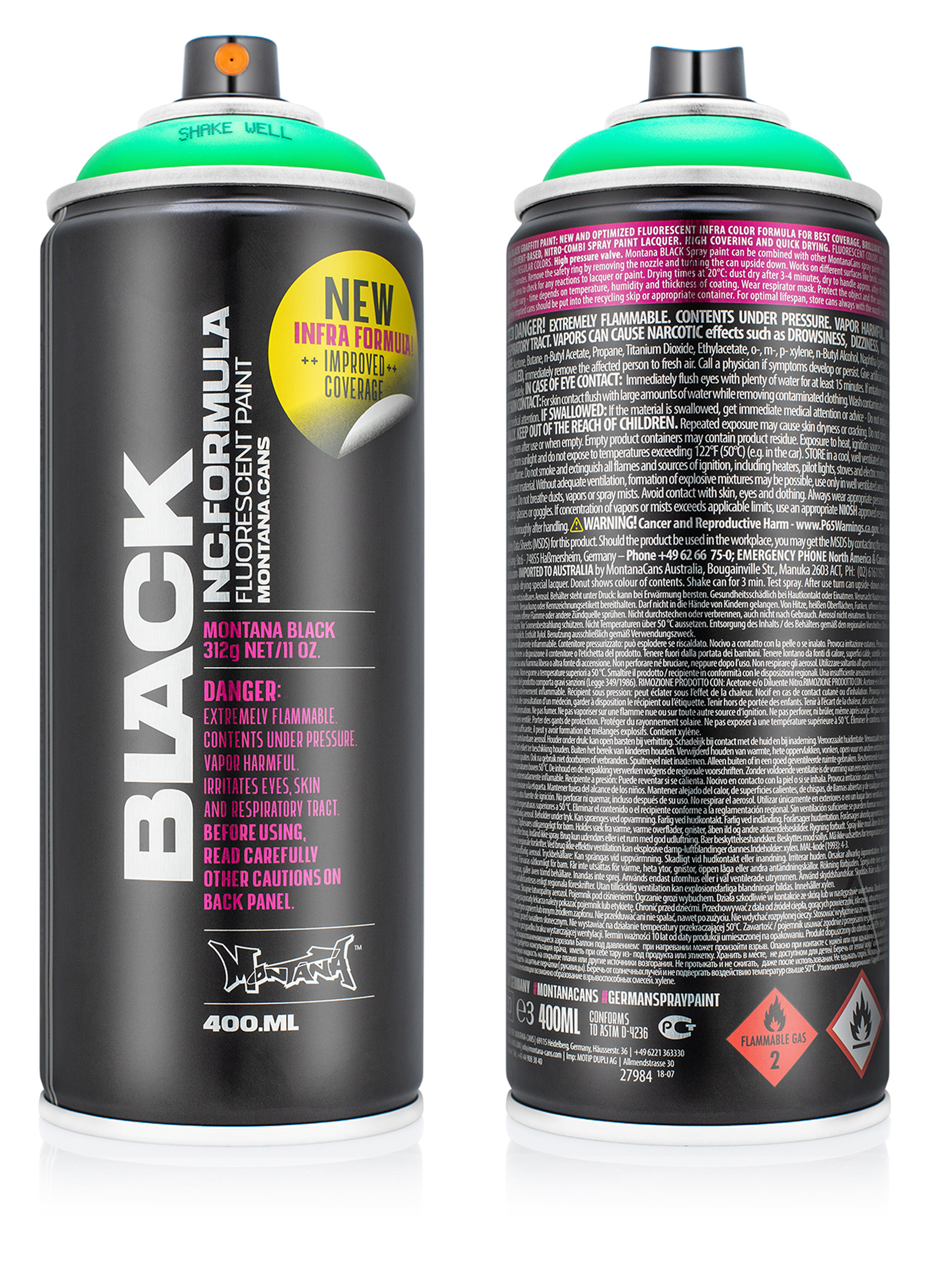 Montana BLACK 400ml - Infra Colors