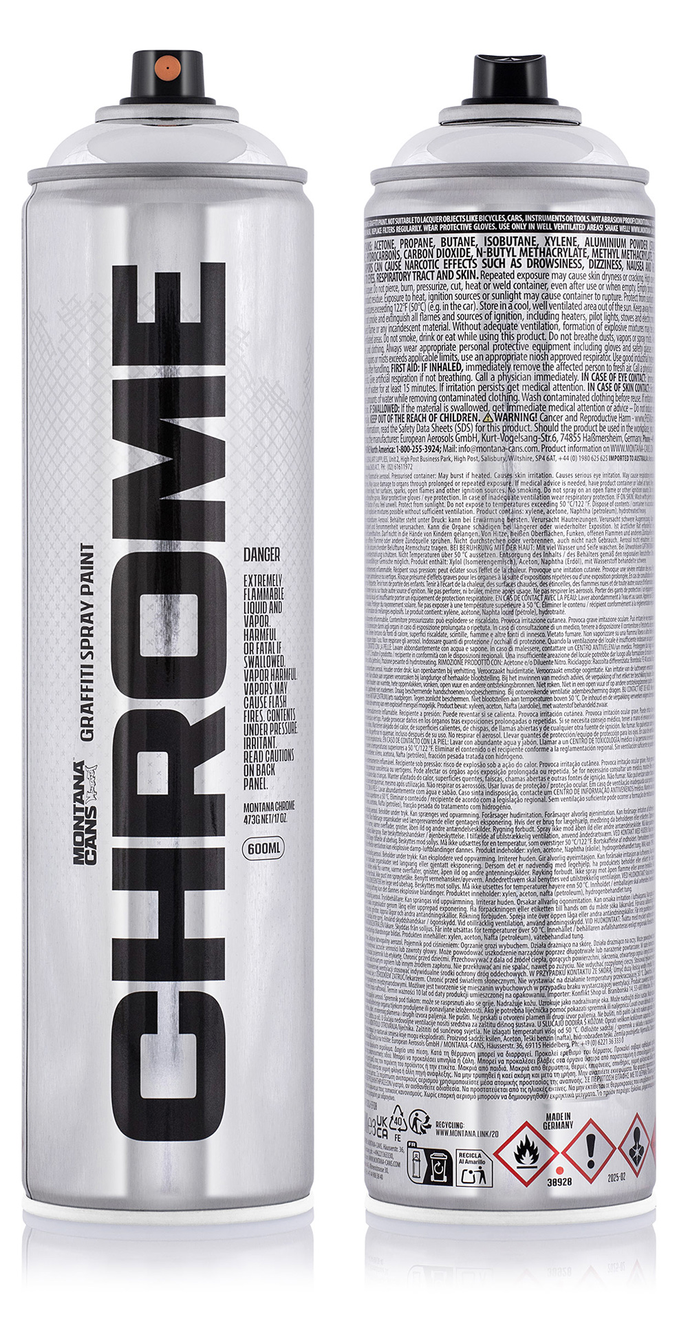 Montana SILVERCHROME 600ml Montana SILVERCHROME 600ml