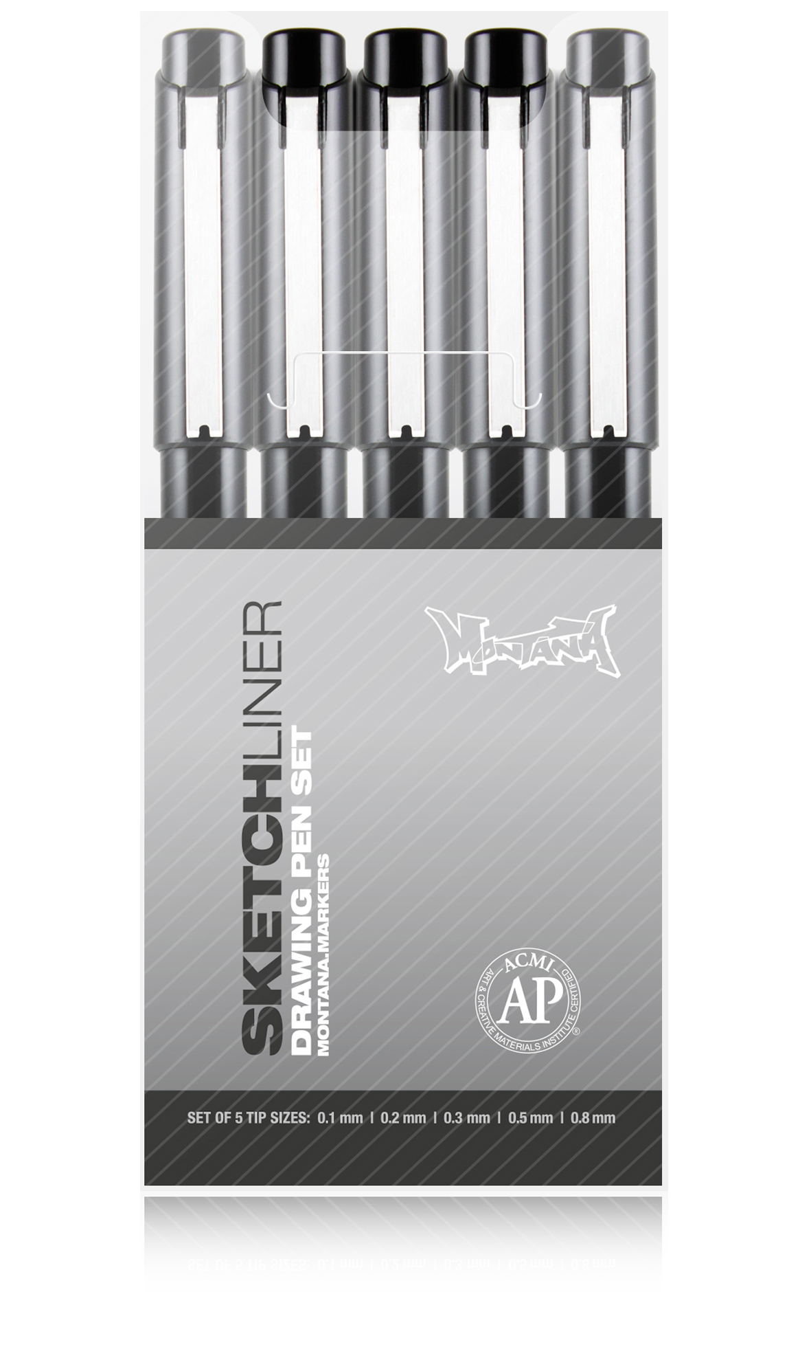 MO-SKETCHLINER_SET-01 Montana SketchLiner 5er Set