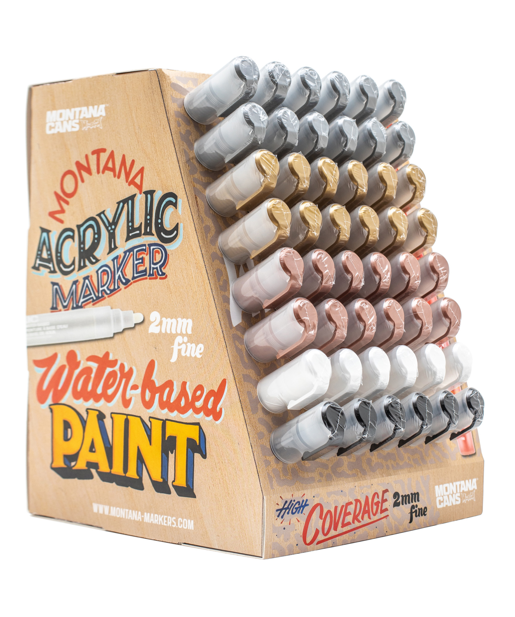 MONTANA-ACRYLIC-MARKER-DISPLAY-METALLIC-02 Montana ACRYLIC Marker 2mm Action Display Metallic