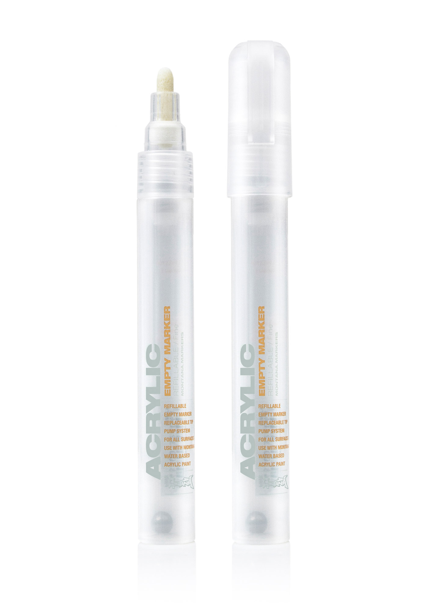 Montana ACRYLIC EMPTY Marker Fine 2mm Montana ACRYLIC EMPTY Marker Fine 2mm