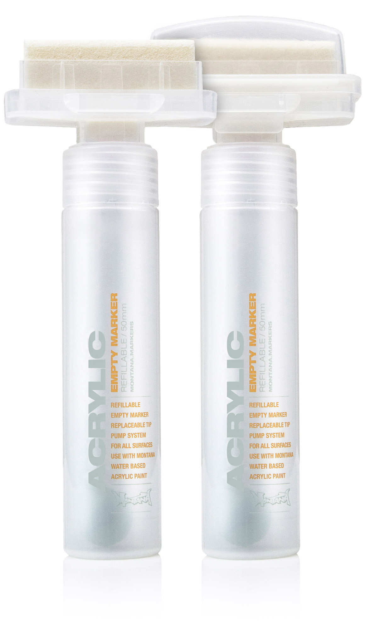 Montana ACRYLIC EMPTY Marker 50mm Montana ACRYLIC EMPTY Marker 50mm