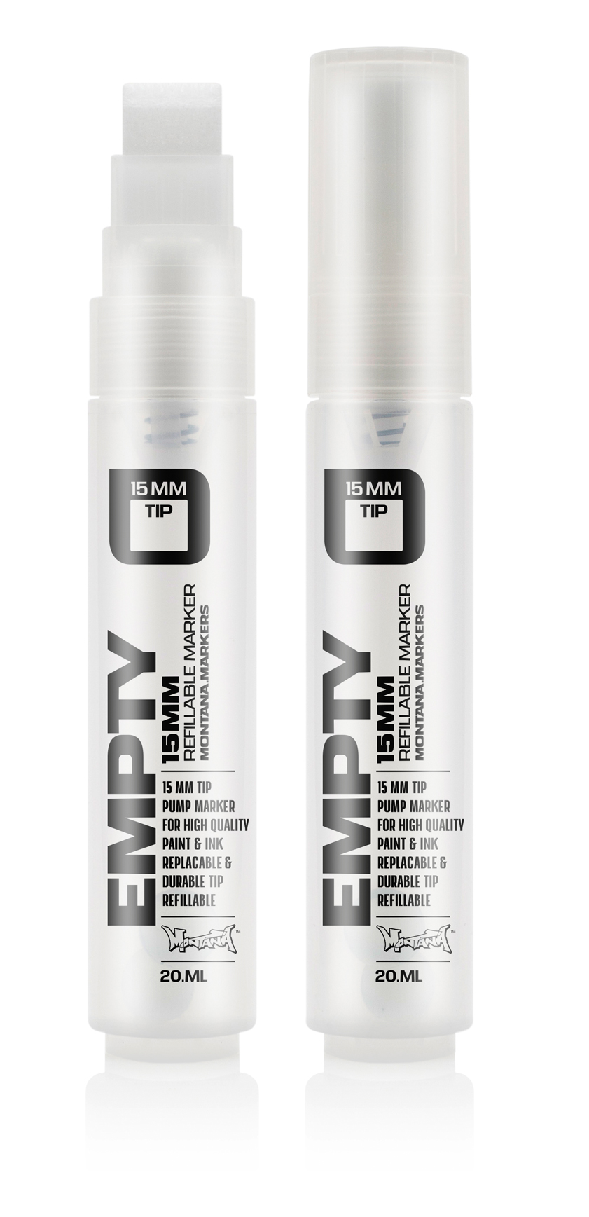 MONTANA-EMPTY-MARKER-15MM-STANDARD Montana Empty Marker 15mm Standard Tip