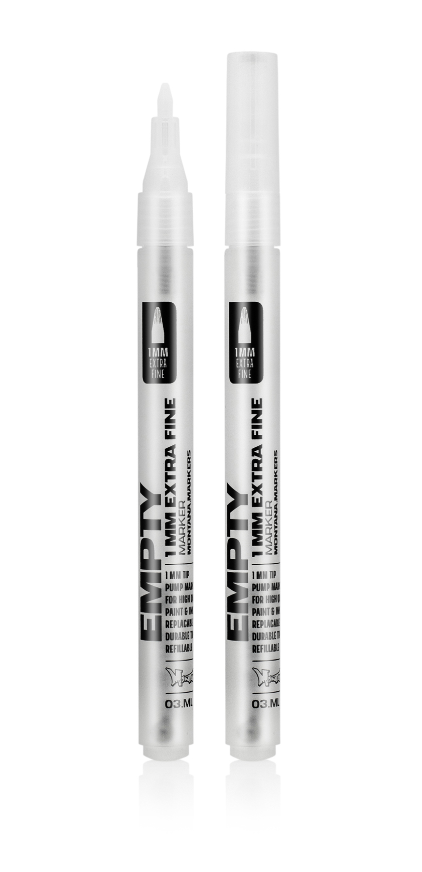 MONTANA-EMPTY-MARKER-1MM-EXTRA-FINE Montana Empty Marker 1mm
