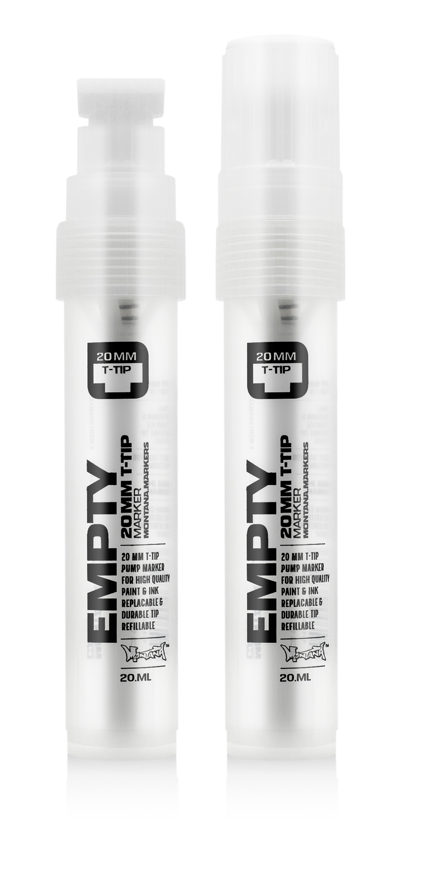 MONTANA-EMPTY-MARKER-20MM-TTIP Montana Empty Marker 20MM T-Tip