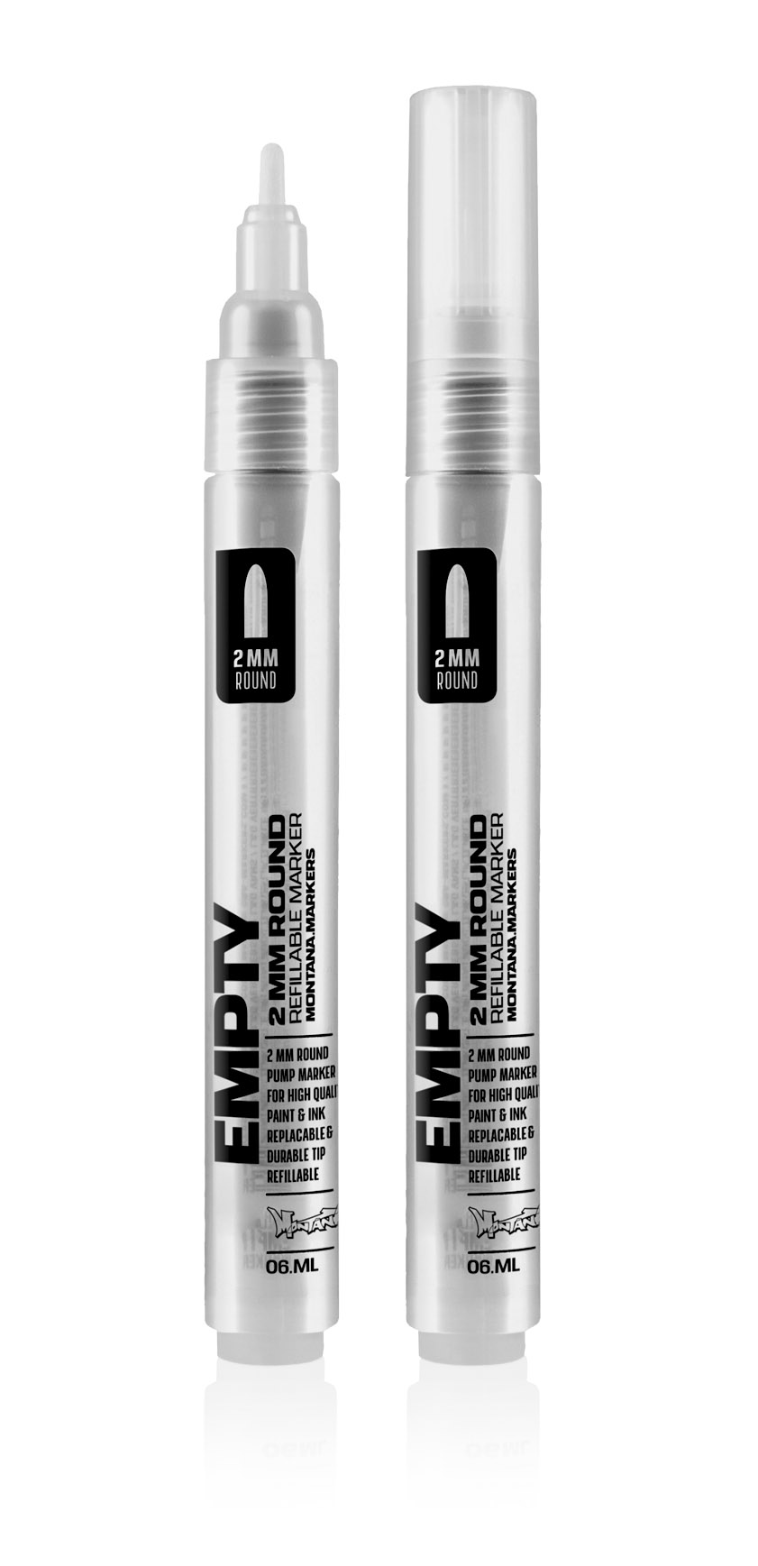 MONTANA-EMPTY-MARKER-2MM-ROUND Montana Empty Marker 2mm Round Tip