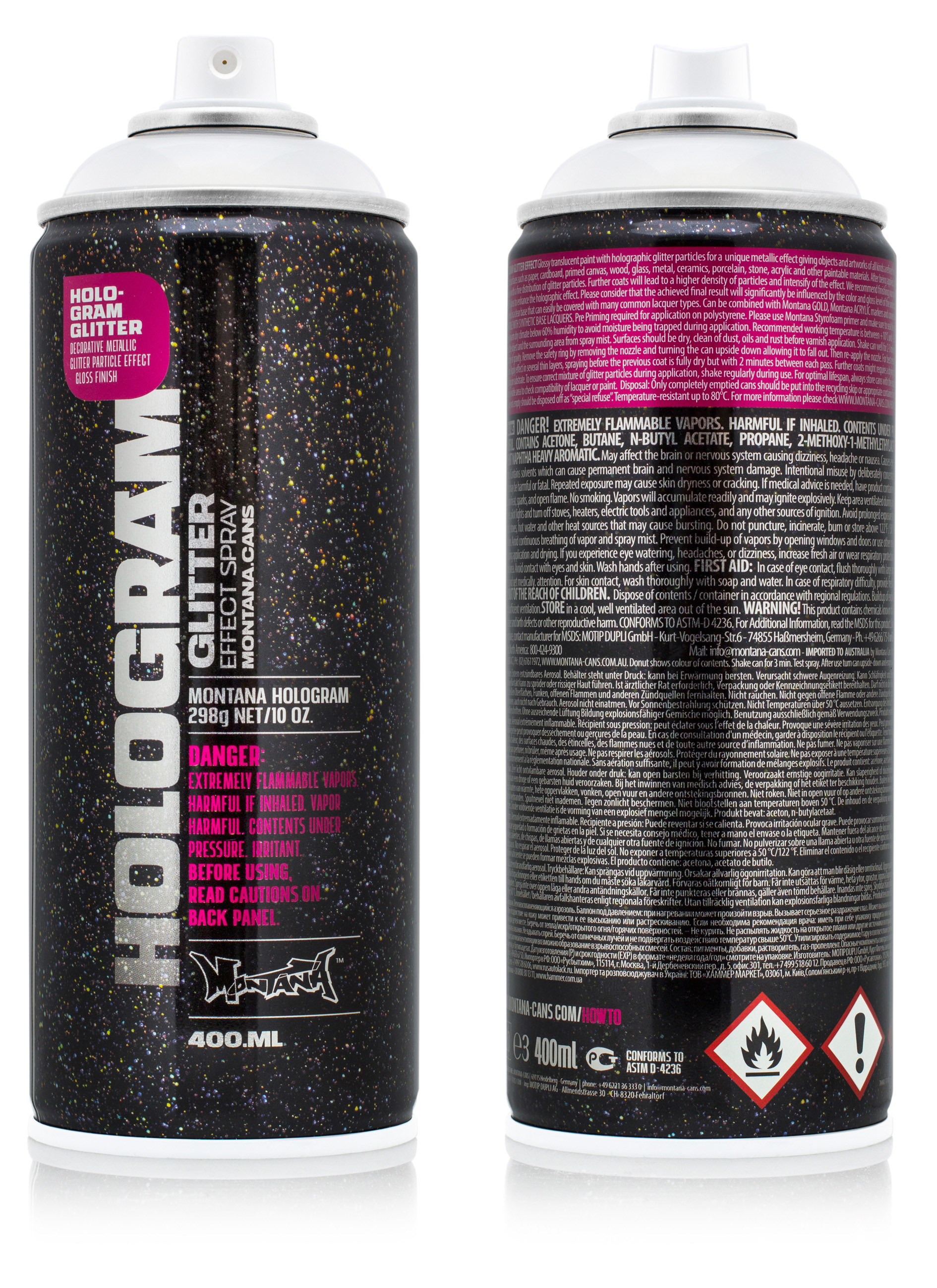 MONTANA-HOLOGRAM-EFFECT_400ML Montana HOLOGRAM Glitter 400ml