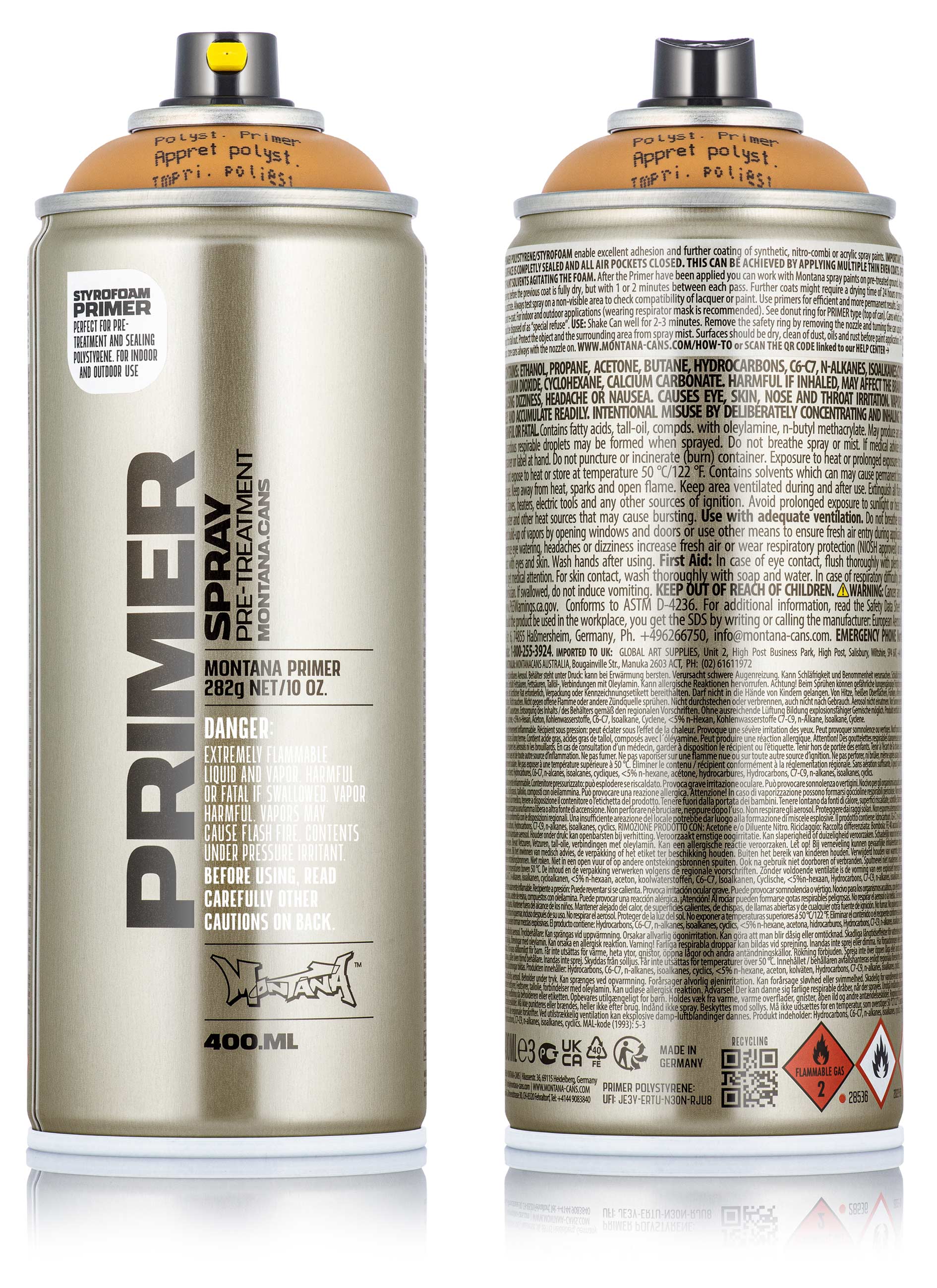 Montana PRIMER 400ml - Polystyrene Montana PRIMER 400ml - Polystyrene